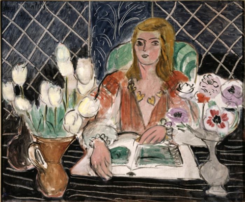 Annelies, White Tulips, and Anemones